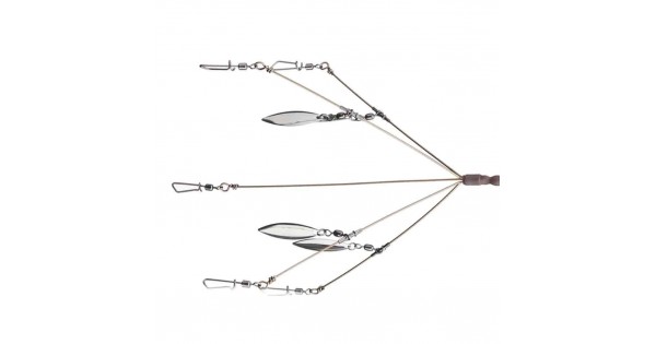 Diamond Baits 4.5 5-Arm Umbrella Rig w/Nicekl Blades