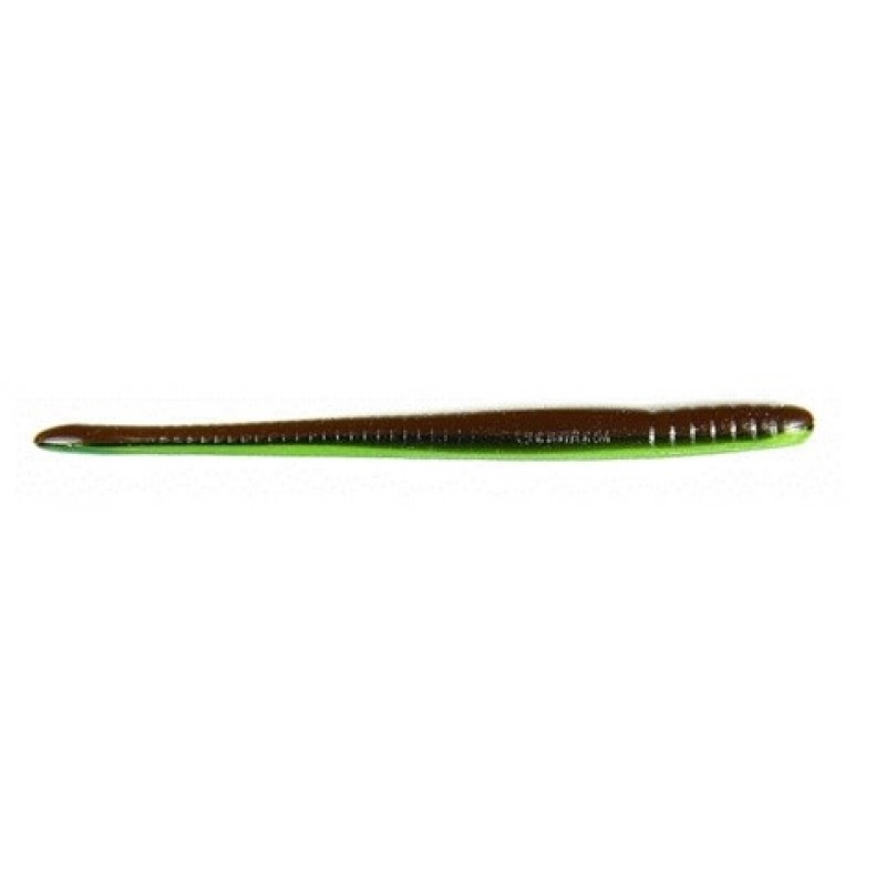 Roboworm Straight Tail 4.5 St-2K2C June Bug Chartreuse 10Pk
