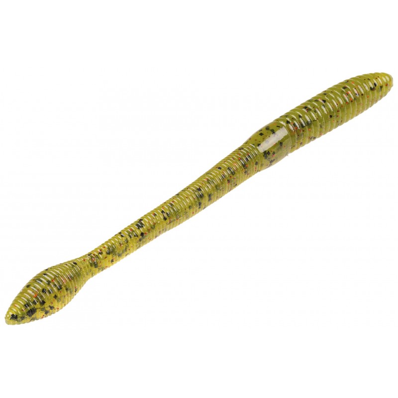 Strike King KVD Finesse Worm – Esche Soft Plastic Con Profumo Al Caffè – 12,7 Cm – Colore Insetto Rosso - 2